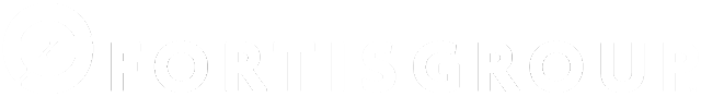 Fortis Group Logo Grey PNG 640x89